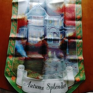Thomas Kinkade Autumn Splendor Flag